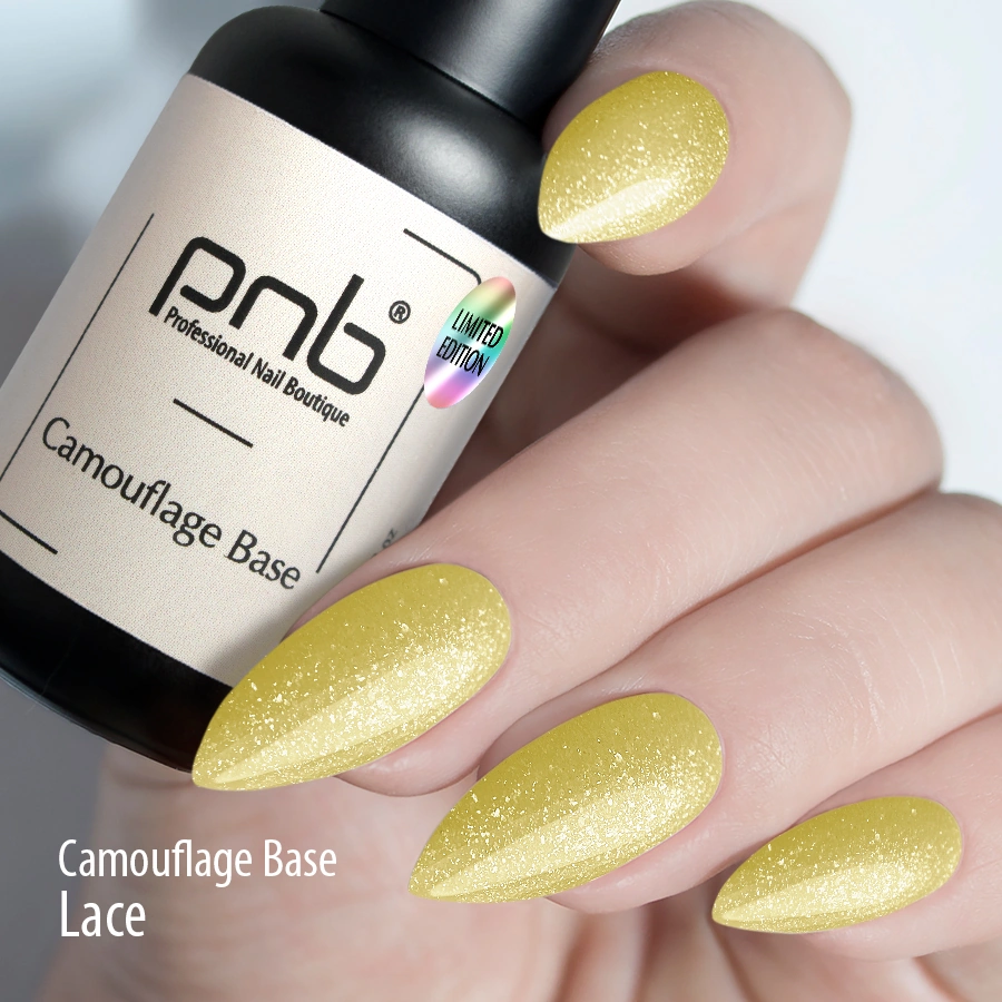 База камуфлююча каучукова PNB Camouflage Base Lace Жовта 8 мл