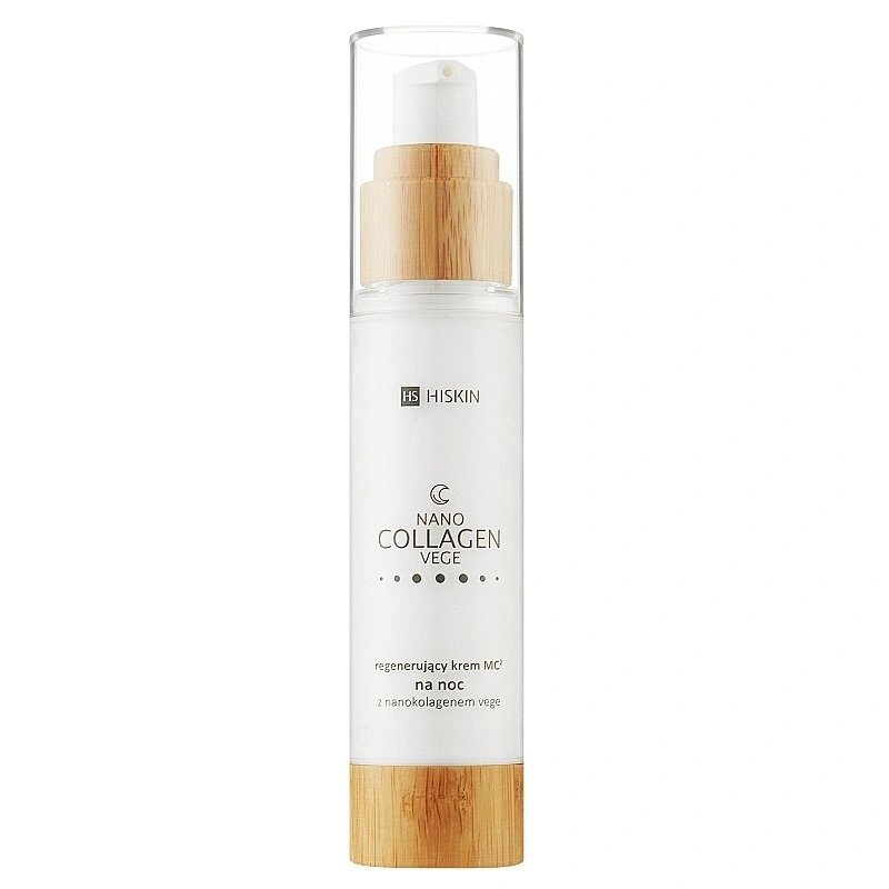 Hiskin Nanocollagen Vege Revitalizing Night Face Cream 50 мл
