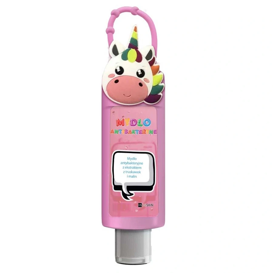 Hiskin Kids Antibacterial Soap with Strawberry & Raspberry Extract 100 мл