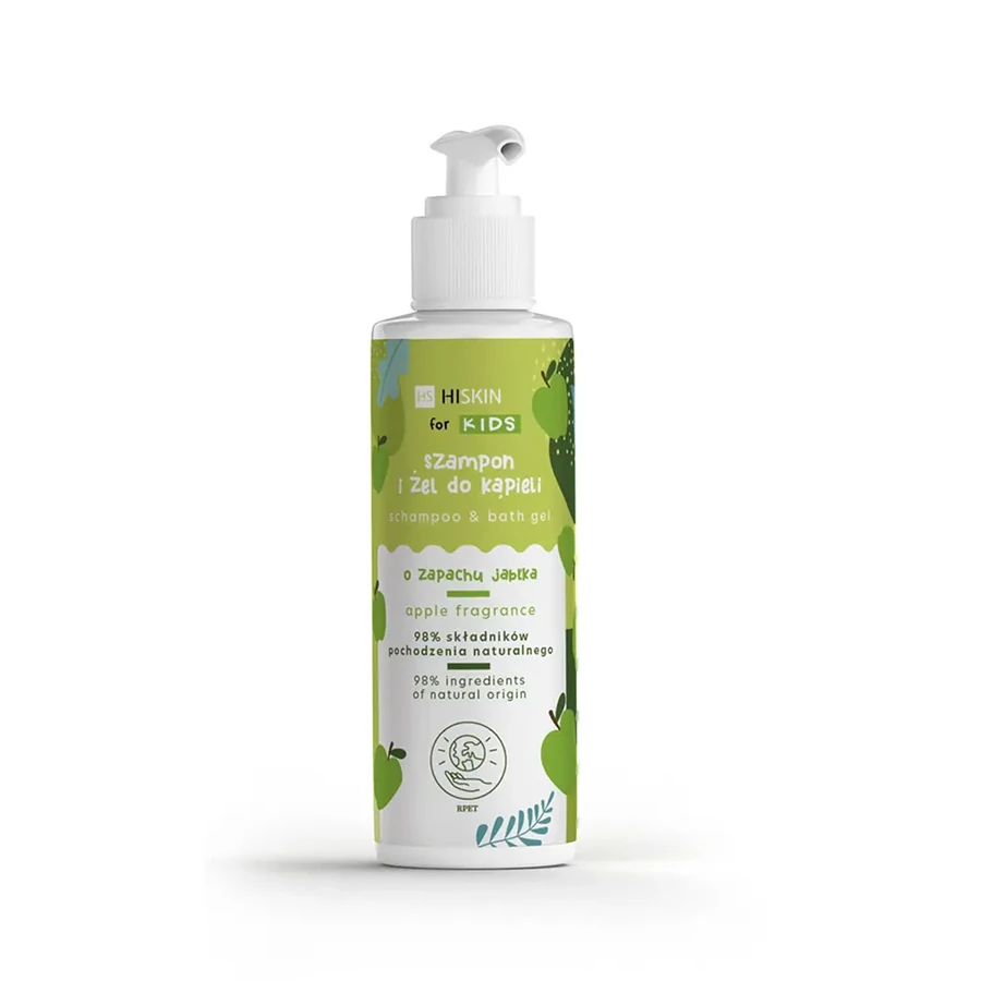 Hiskin Kids Shampoo & Bath Gel 2in1 Apple 280 мл