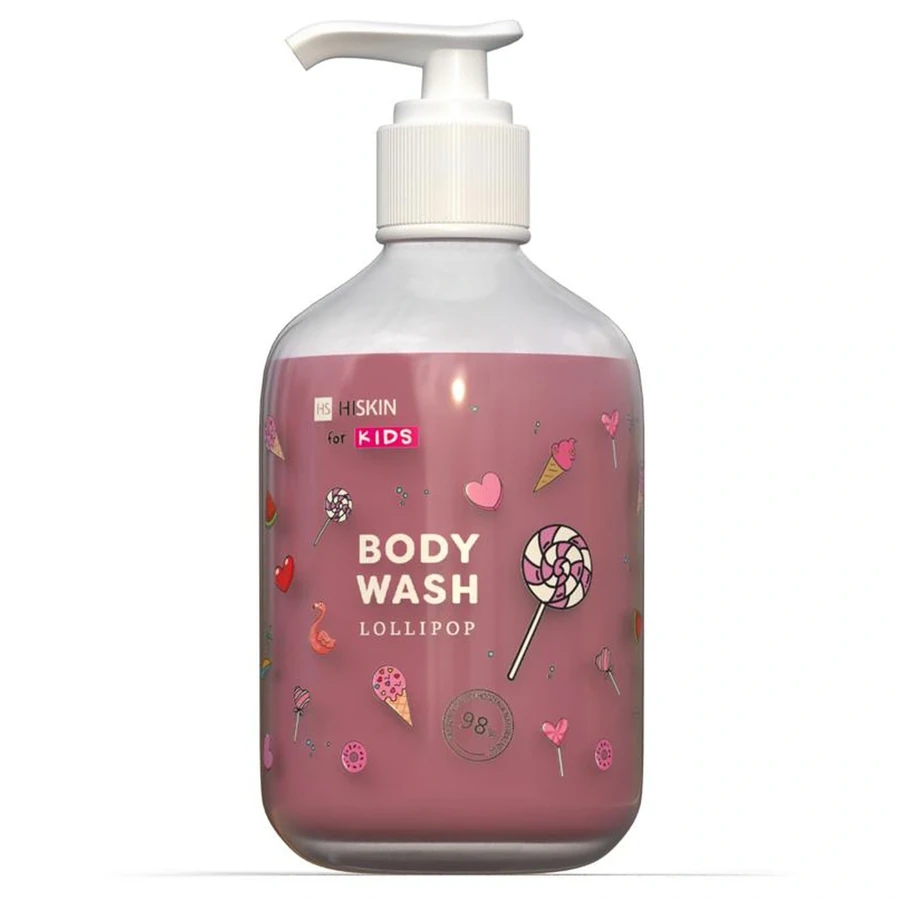 Дитячий гель для душу Леденець Hiskin для дітей Body Wash Lollipop 400 мл