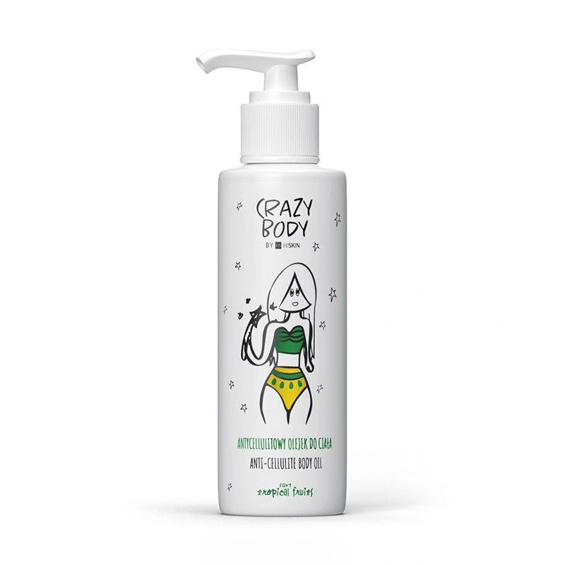 Антицелюлітна олія для тіла "Тропічні фрукти" Hiskin Crazy Body Anti-Cellulite Body Oil Tropical Fruits 150 мл