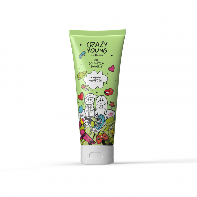 Гель для вмивання обличчя Мохіто Hiskin Crazy Young Face Wash Gel Mohito 60 мл