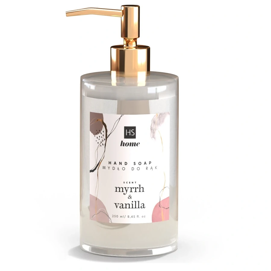 Рідке мило для рук Мірра та ваніль Hiskin Home Hand Soap Myrrh & Vanilla 250 мл