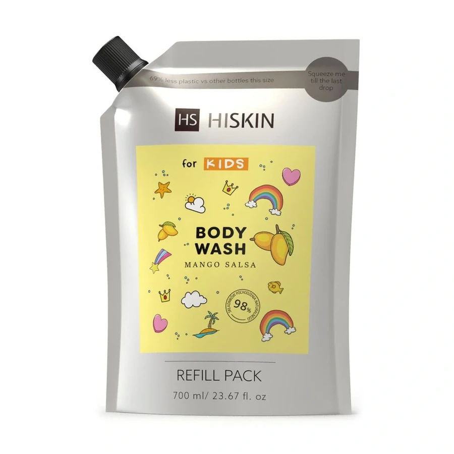 Дитячий гель для душу Манго сальса Hiskin для дітей Body Body Wash Mango Salsa 700 мл