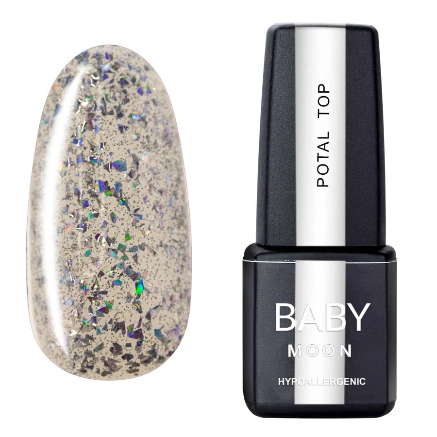 Топ з поталлю без липкого шару BABY MOON Potal Top №01 6 мл