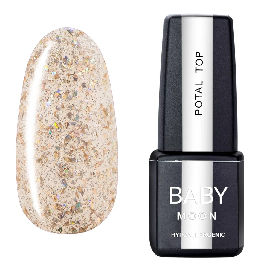Топ з поталлю без липкого шару BABY MOON Potal Top №02 6 мл