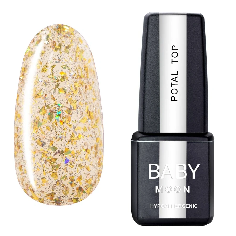 Топ з поталлю без липкого шару BABY MOON Potal Top №03 6 мл