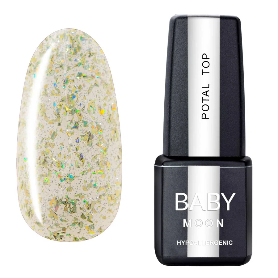 Топ з поталлю без липкого шару BABY MOON Potal Top №10 6 мл