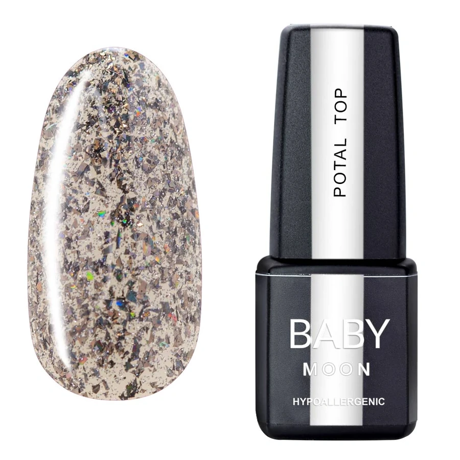 Топ з поталлю без липкого шару BABY MOON Potal Top №12 6 мл