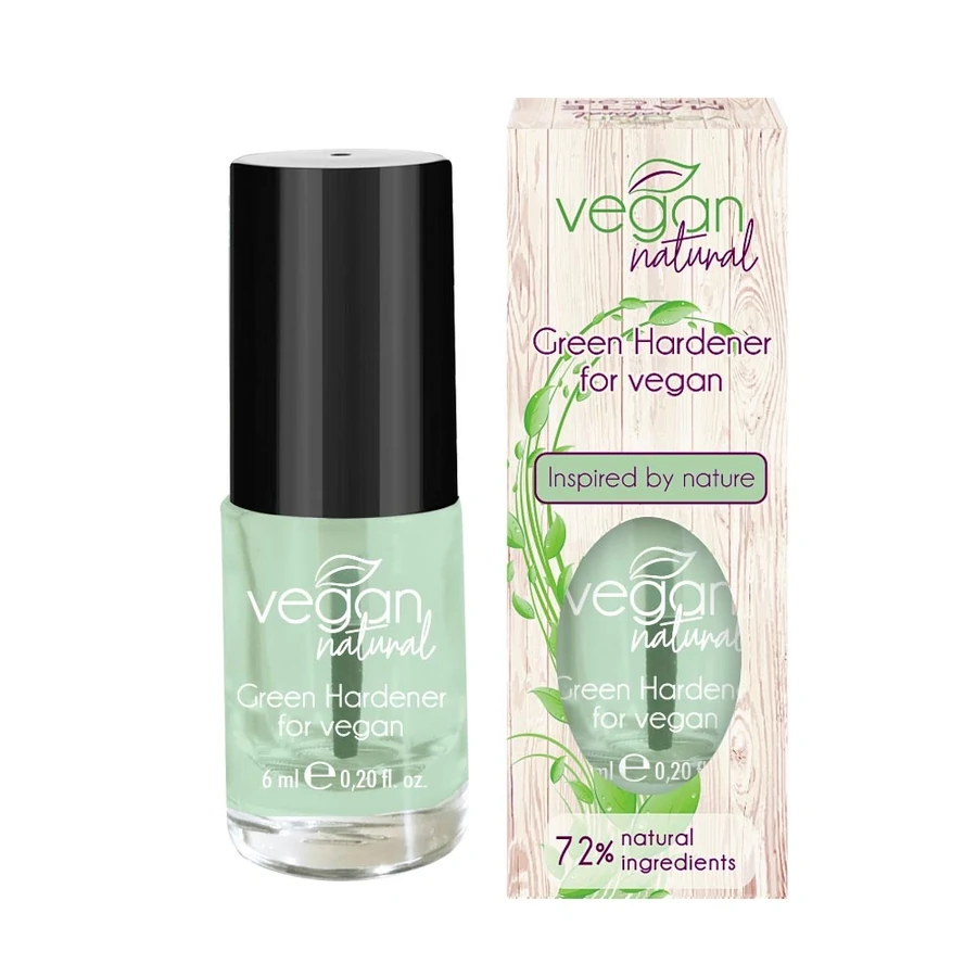 Засіб для зміцнення нігтів Vegan Natural Green Hardener for Vegan 6 мл
