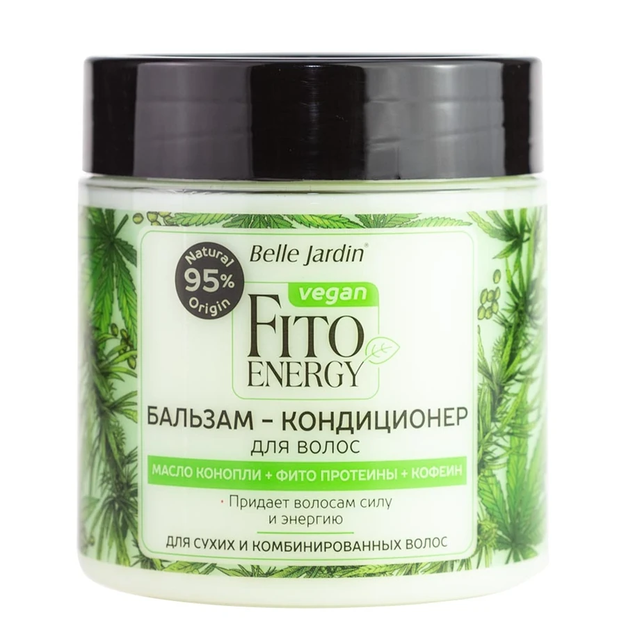 Belle Jardin Fito Energy Balm-Conditioner Hemp Oil + Phyto Proteins + Caffeine 450 мл