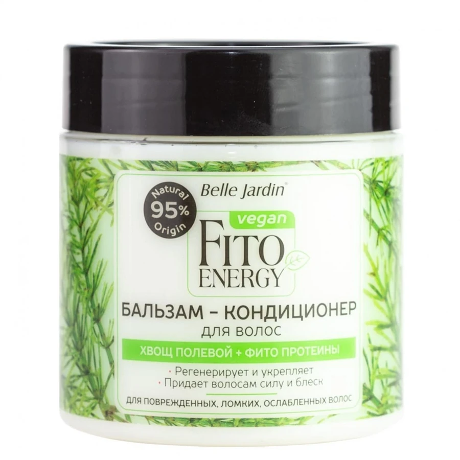 Бальзам-кондиціонер Хвощ польовий + фіто протеїни Belle Jardin Fito Energy Balm-Conditioner Horsetail + Phyto Proteins 450 мл
