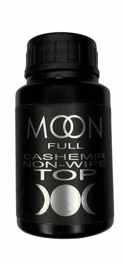 Матовий закріплювач з ефектом велюру MOON FULL Top Cashemir Non-Wipe без липкого шару 30 мл