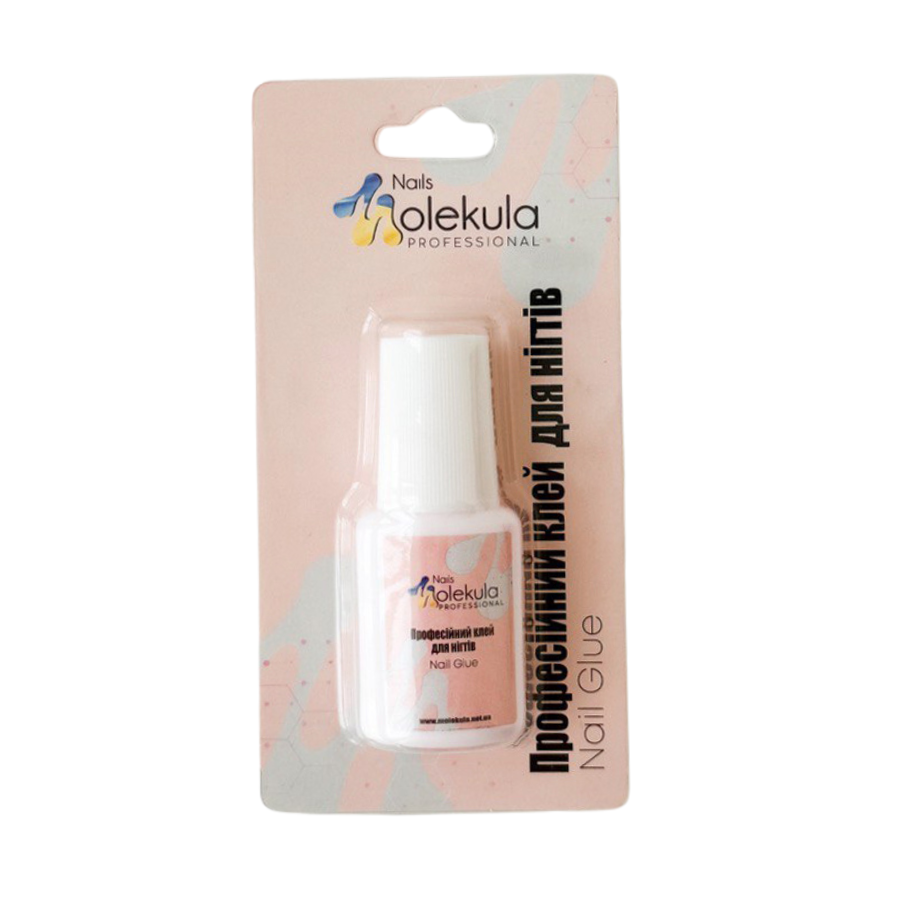 Клей з пензликом для типс та страз Molekula Antald Nail Glue 10 мл