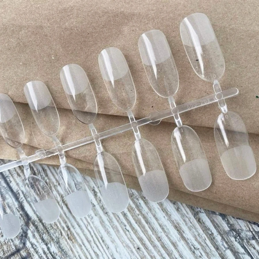 Форми-типси для швидкого нарощування Molekula Oval Fast Form Nail Extensions овал