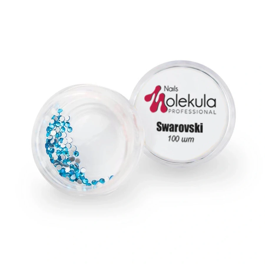 Камені сваровскі Molekula Swarovski Stones №3 (Turquoise) бірюзові 100 шт