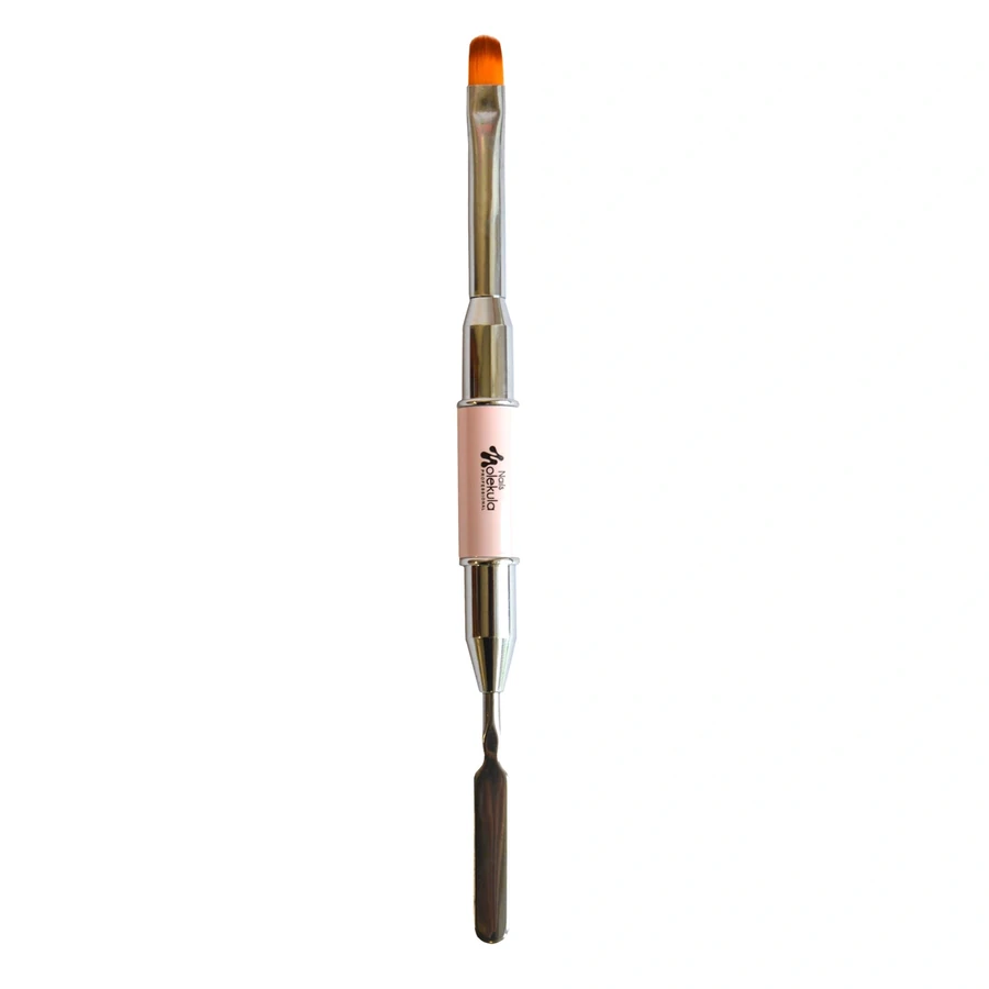 Пензлик+шпатель для полігеля 2в1 Molekula Brush-Spatula for Polygel 2in1