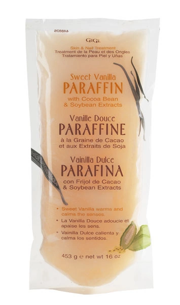 Парафін з ароматом солодкої ванілі GIGI Sweet Vanilla Paraffin 453 г