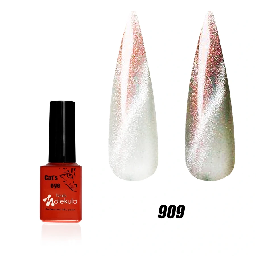 Гель-лак з ефектом котячого ока Molekula 9D Cat Eye №909 6 мл