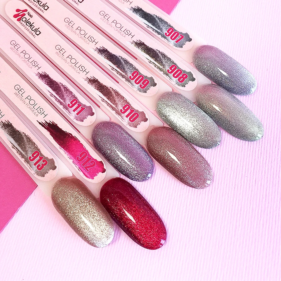 Гель-лак з ефектом котячого ока Molekula 9D Cat Eye №912 6 мл