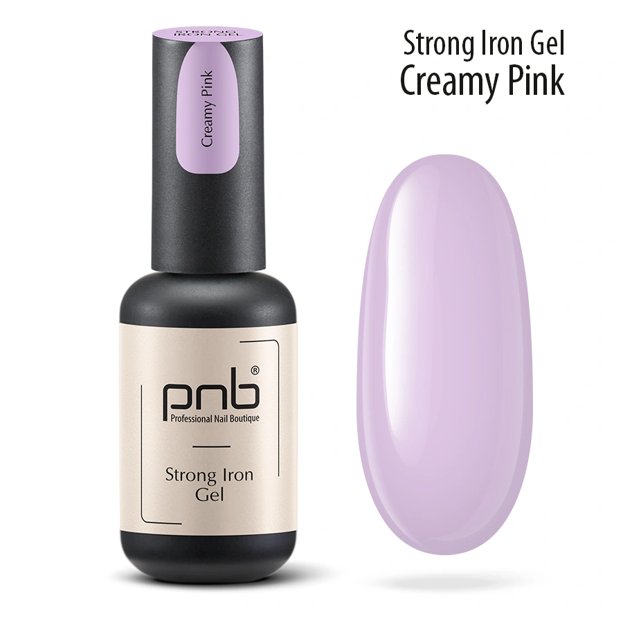 Гель Стронг Айрон PNB Strong Iron Gel Creamy Pink 8 мл