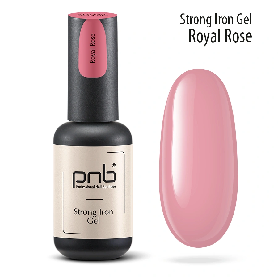 Гель Стронг Айрон PNB Strong Iron Gel Royal Rose 8 мл