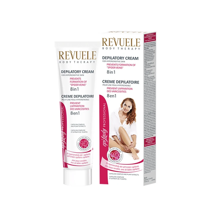 Крем для депіляції 8в1 для гіперчутливої ​​шкіри Revuele Depilatory Cream for Hypersensitive Skin 8in1 125 мл