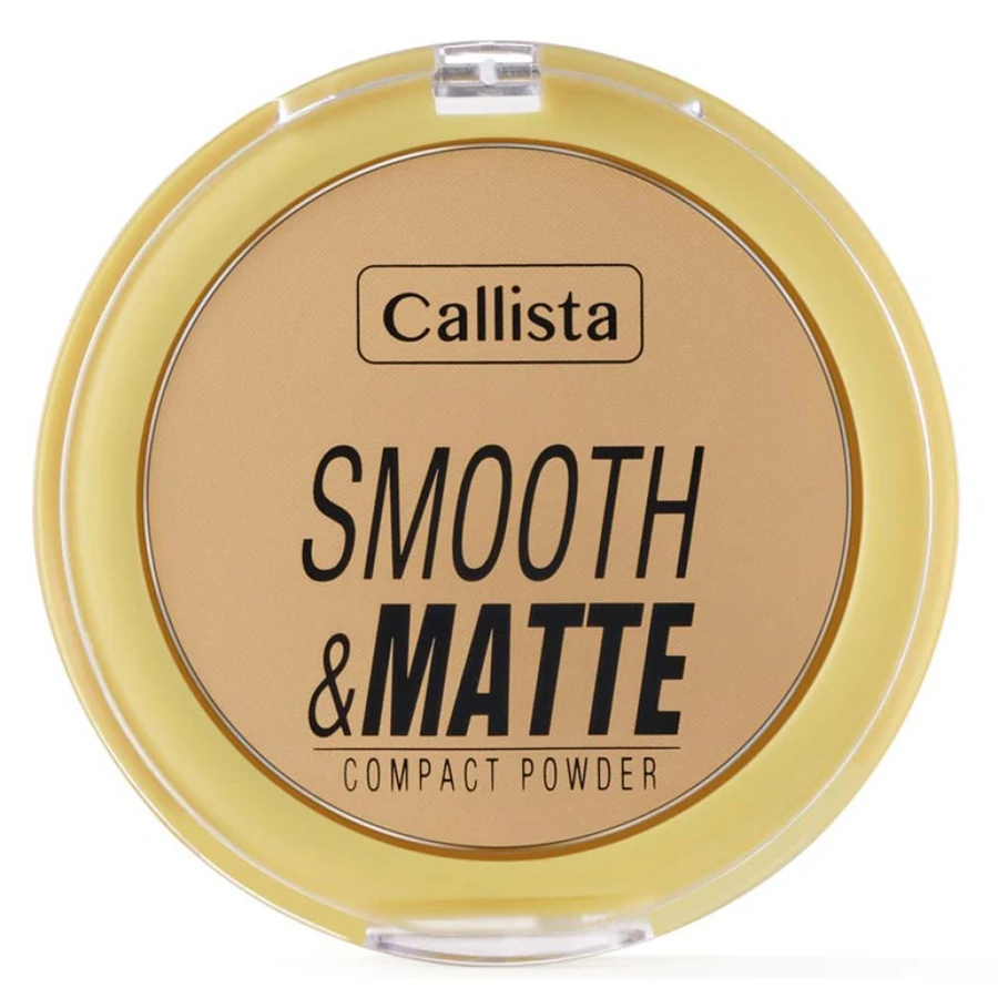 Компактна пудра для обличчя Callista SMOOTH&MATTE COMPACT POWDER 30 Dark Honey 10 г