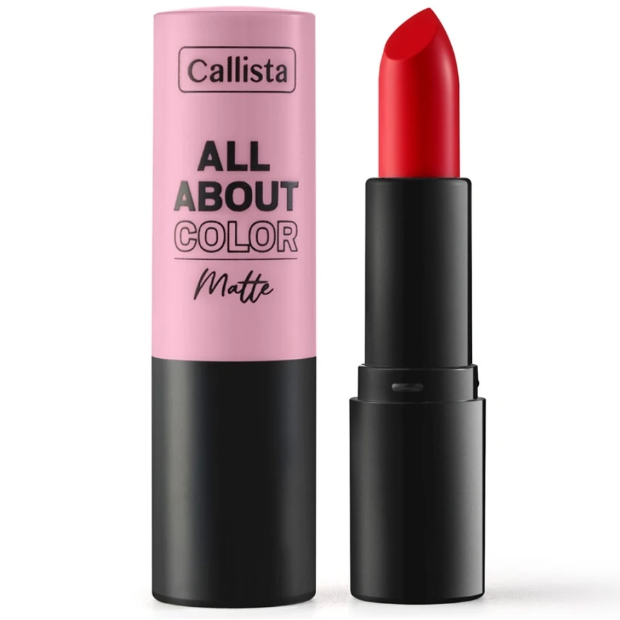 Матова губна помада Callista ALL ABOUT COLOR MATTE LIPSTICK 506 Hot Girl Summer 4 г