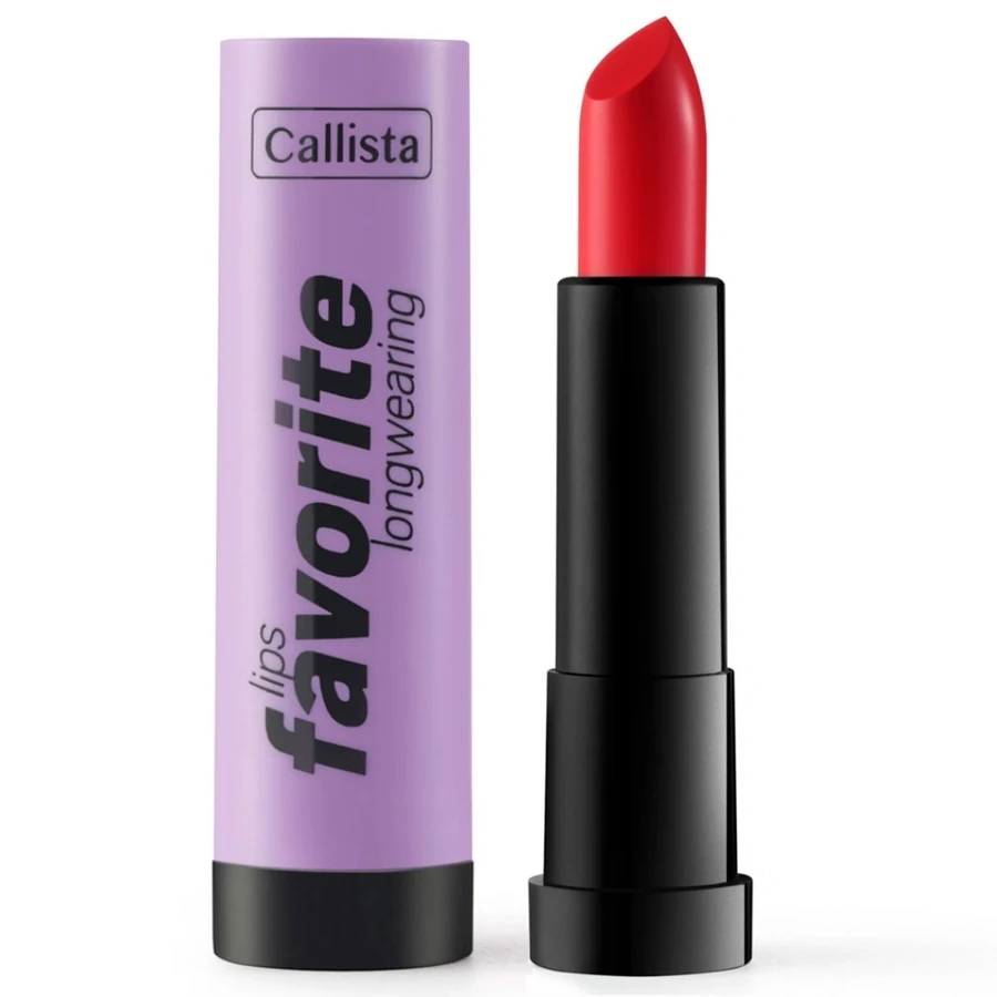 Стійка помада із сатиновим фінішом Callista Lips Favorite Longwearing Lipstick 302 Planet Red 4 г