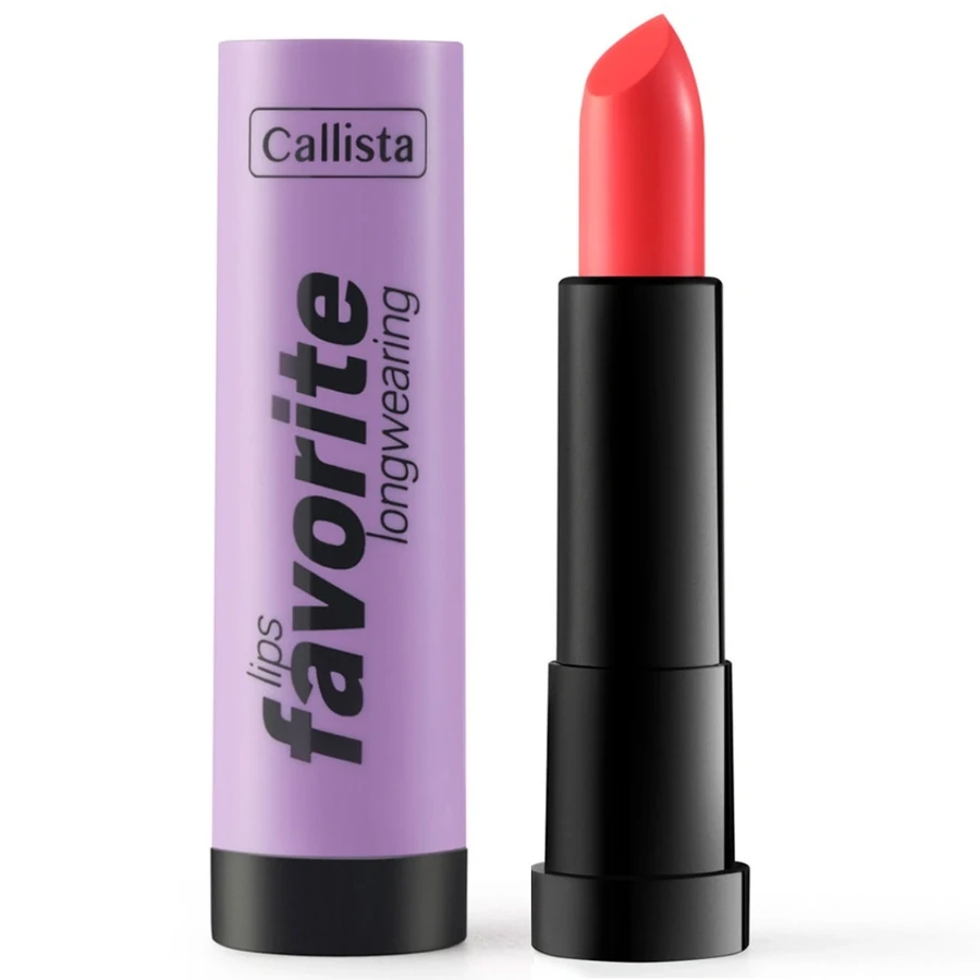 Стійка помада із сатиновим фінішом Callista Lips Favorite Longwearing Lipstick 304 Tangerino 4 г