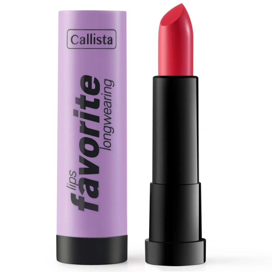Стійка помада із сатиновим фінішом Callista Lips Favorite Longwearing Lipstick 305 Happy Manrta 4 г