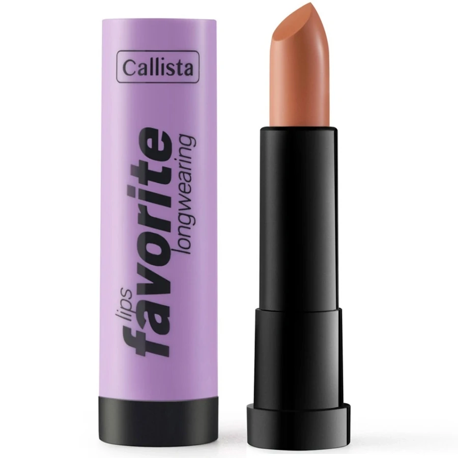 Стійка помада із сатиновим фінішом Callista Lips Favorite Longwearing Lipstick 307 Coffee With Cream 4 г