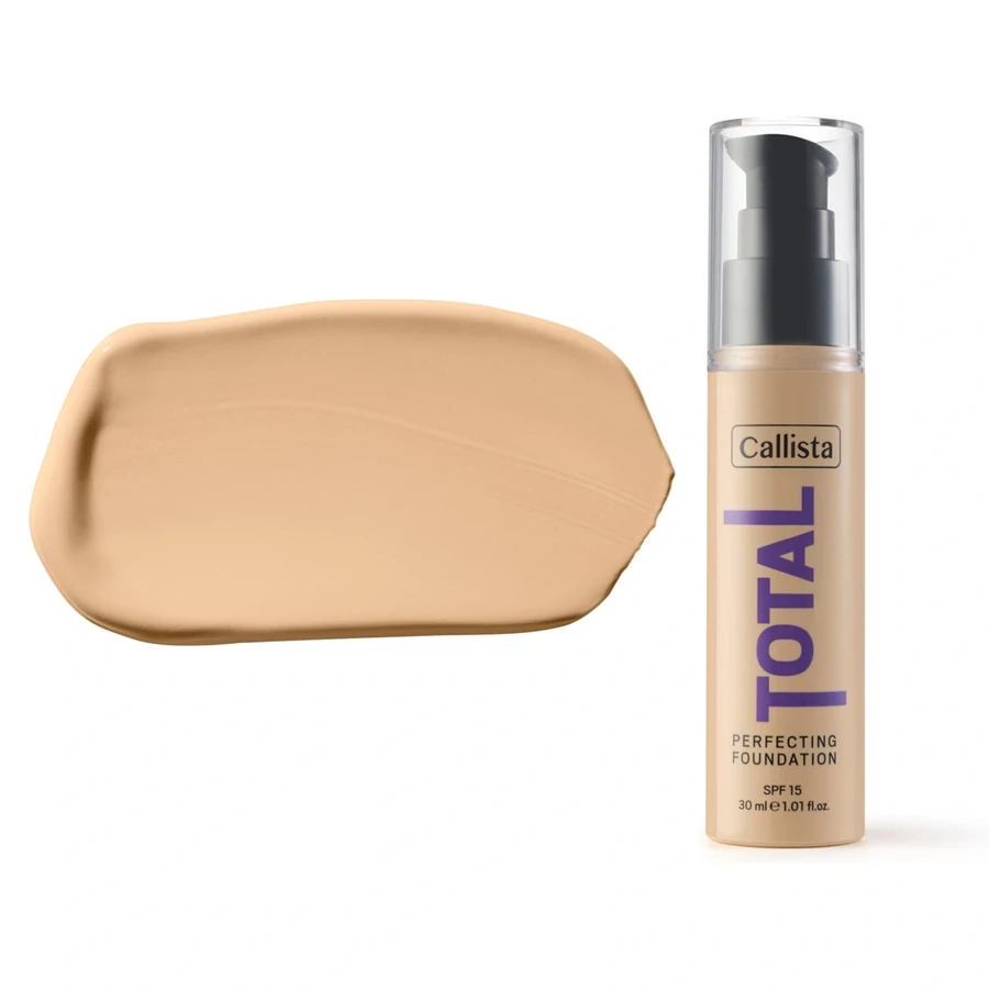 Тональний крем з УФ-захистом Callista TOTAL PERFECTING FOUNDATION SPF15 200 Beige 30 мл