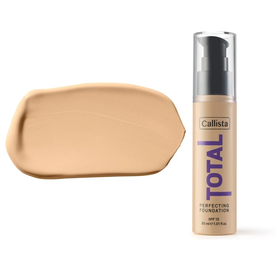 Тональний крем з УФ-захистом Callista TOTAL PERFECTING FOUNDATION SPF15 220 Natural Beige 30 мл