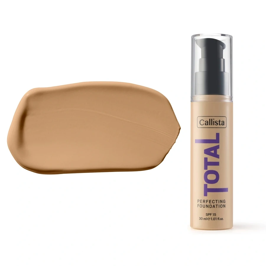 Тональний крем з УФ-захистом Callista TOTAL PERFECTING FOUNDATION SPF15 250 Sand 30 мл