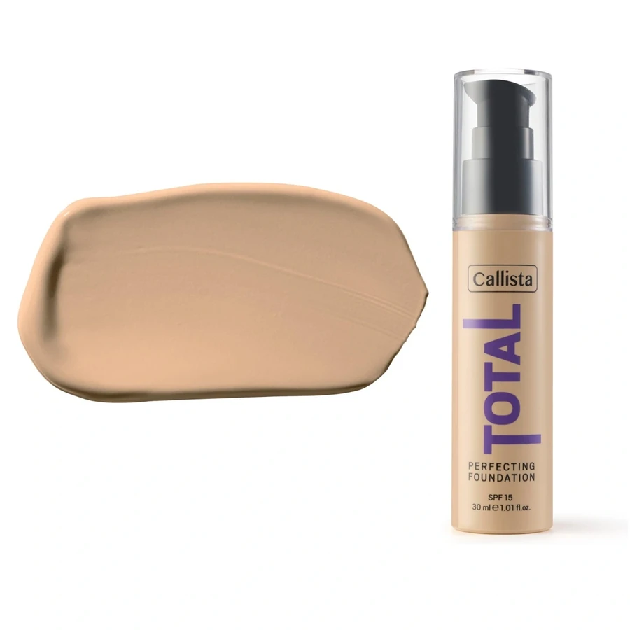 Тональний крем з УФ-захистом Callista TOTAL PERFECTING FOUNDATION SPF15 232 Light Beige 30 мл