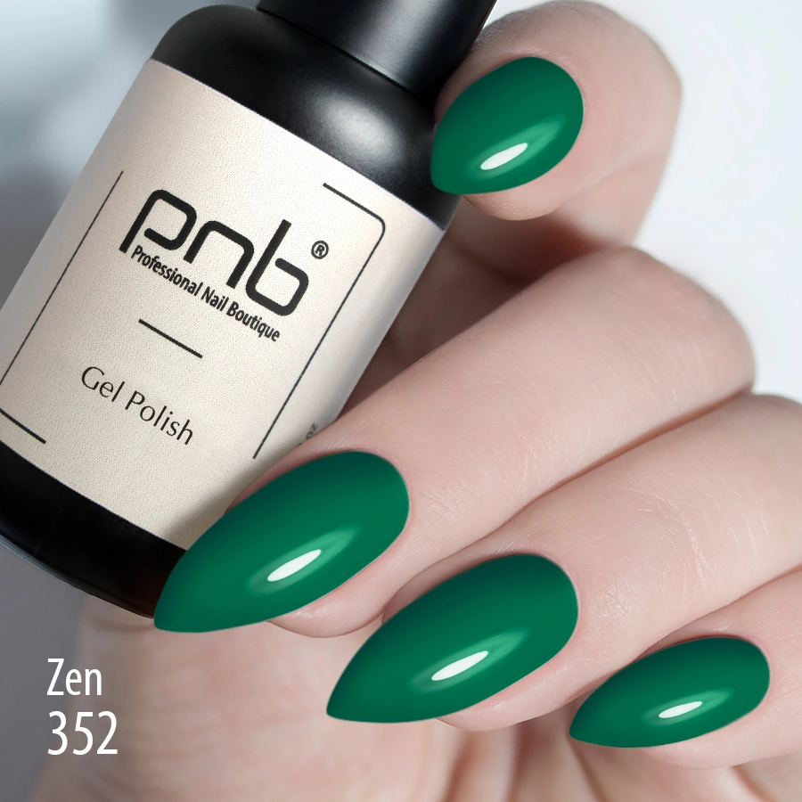 Гель-лак PNB Mini №352 Zen зелений 4 мл