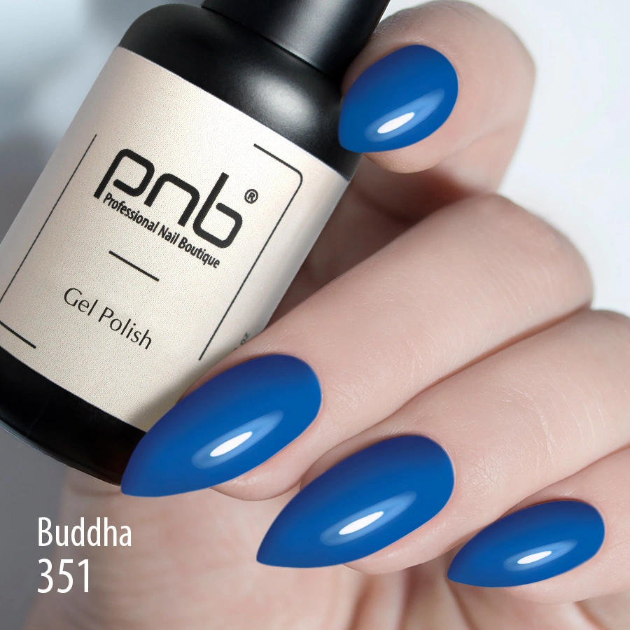 Гель-лак PNB Mini №351 Buddha синій 4 мл