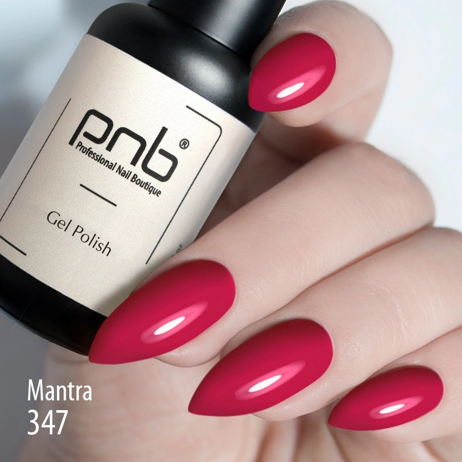 Гель-лак PNB Mini №347 Mantra малиновий 4 мл