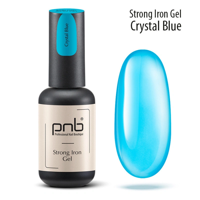 Гель Стронг Айрон , Кришталево-блакитний PNB Strong Iron Gel Crystal Blue 8 мл