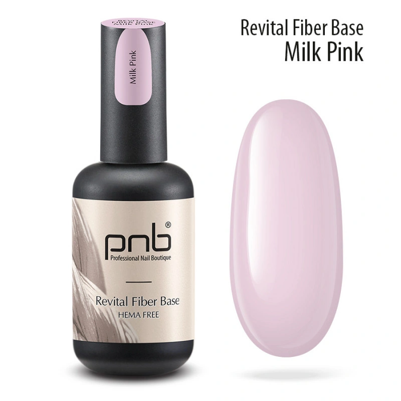 PNB Revital Fiber Base Milk Pink молочно-рожевий 17 мл