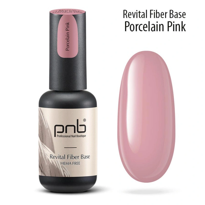 PNB Revital Fiber Base Porcelain Pink порцеляновий рожевий 8 мл