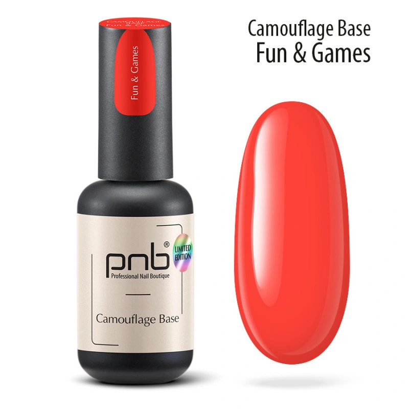 Камуфлююча база Розваги та ігри PNB Camouflage Base Fun & Games червоний скарлет, емаль 8 мл