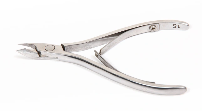 Нашкірниці 1S + чохол Olton Cuticle Nippers 1S шкіра