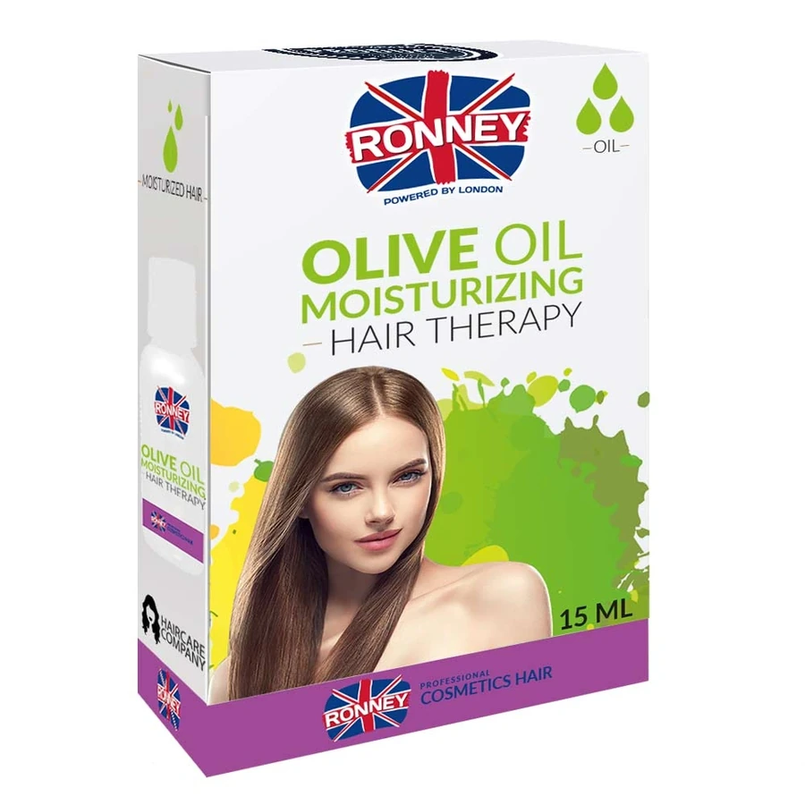 Олія для волосся зволожуючий ефект Ronney Olive Oil Moisturizing Hair Therapy 15 мл