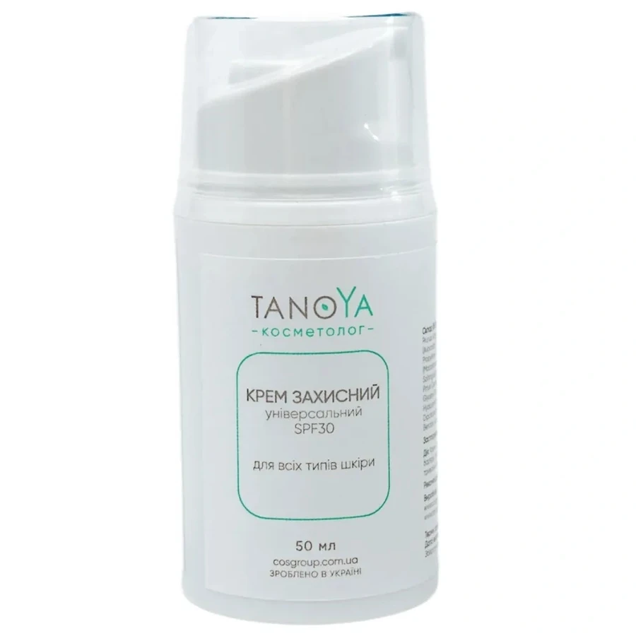 Крем захисний універсальний SPF30 Tanoya Universal Protective Face Cream SPF30 50 мл