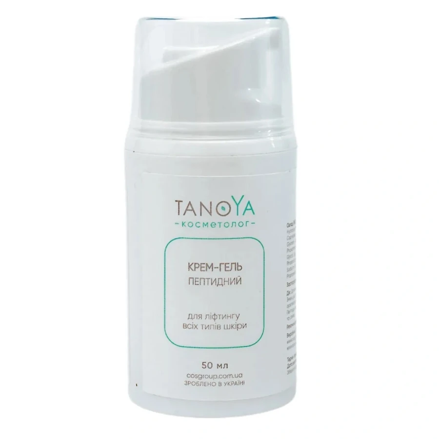 Крем-гель пептидний для ліфтингу Tanoya Facial Cream-Gel Peptide for Lifting 50 мл