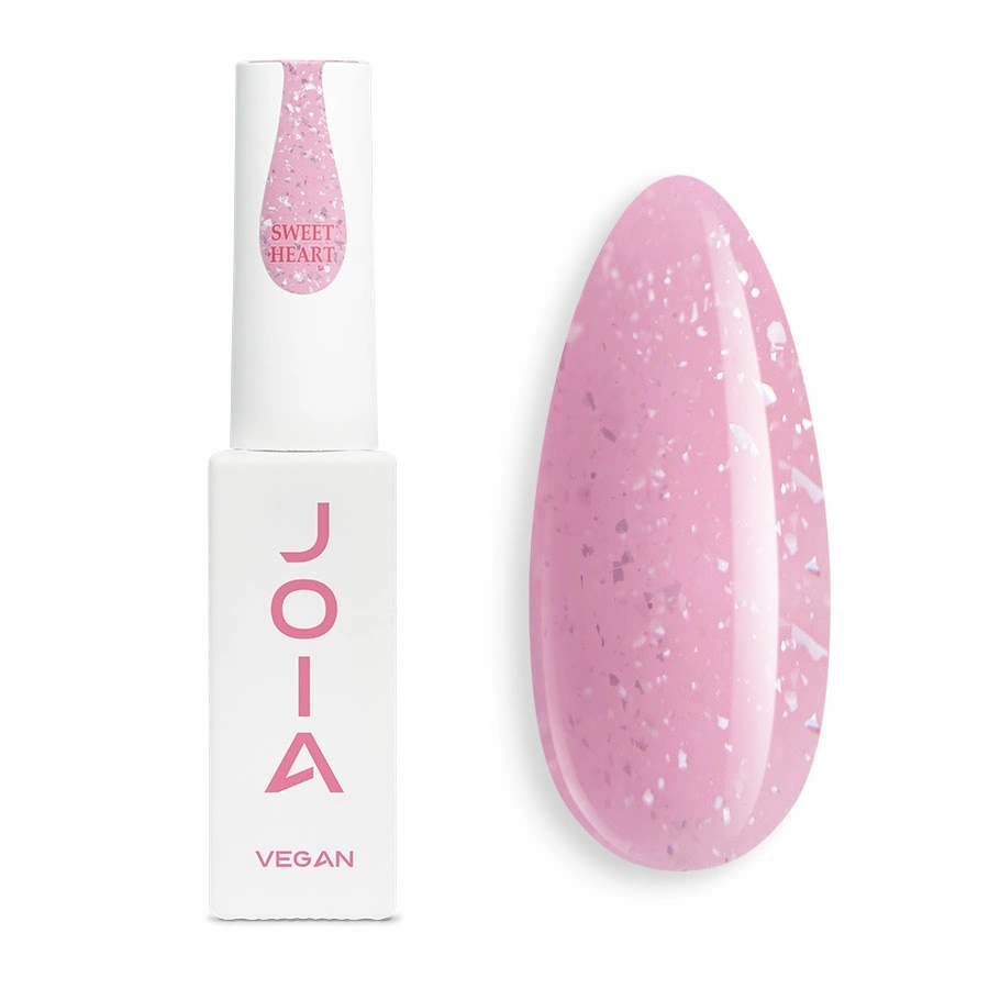 Камуфлююча база JOIA Vegan BB Cream Base Sweetheart рожевий, зі срібною поталлю 8 мл